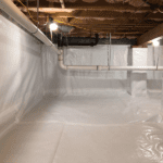 crawl space encapsulation waterproofing