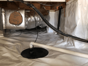 crawl space sump pump in Charlotte