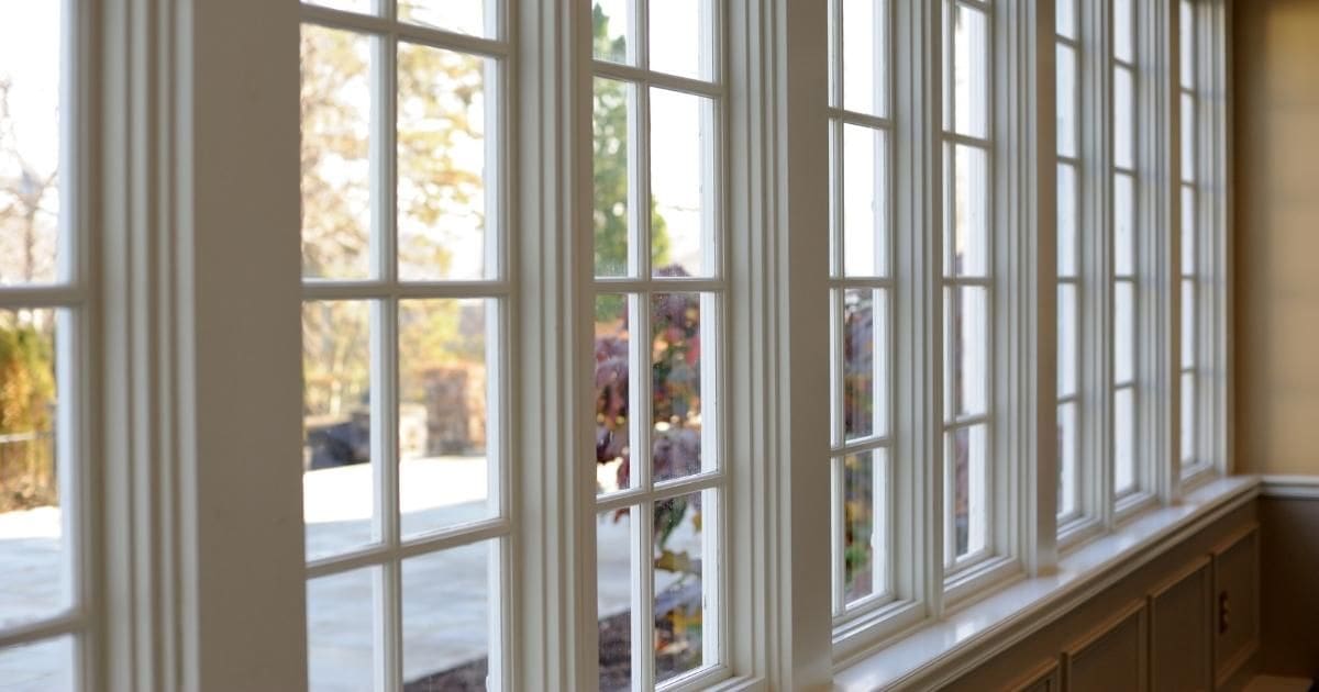 jammed window due to wet basement