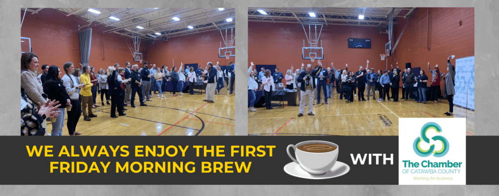 Dry Otter is in the Catawba County Chamber and staff participate in the first Friday morning Brew