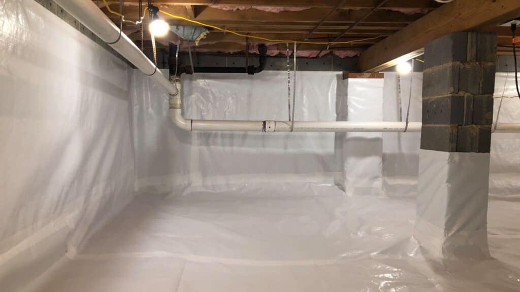 a crawl space encapsulation