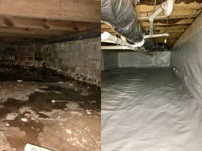 Crawl Space Waterproofing