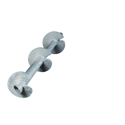 A Picture of A Helical Pier against a white background.